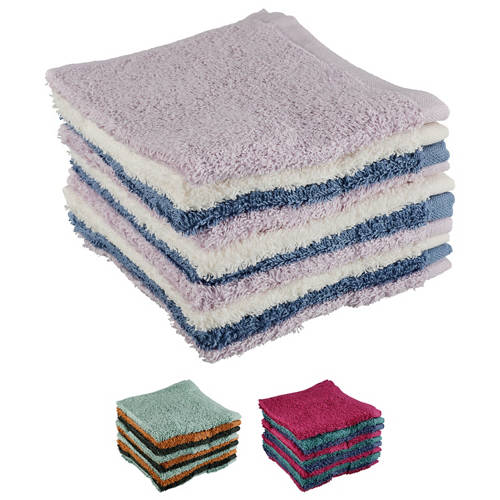 Group 1, Australian Cotton 10 Pack Face Washers