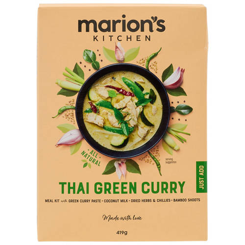Front shot 2, Thai Green Curry Meal Kit 419g