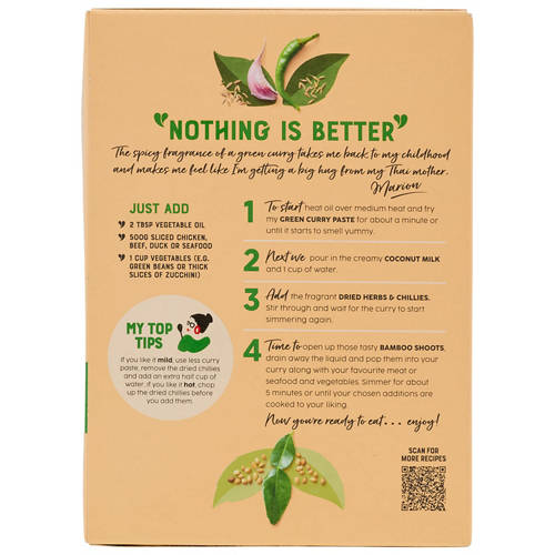 Front shot 3, Thai Green Curry Meal Kit 419g