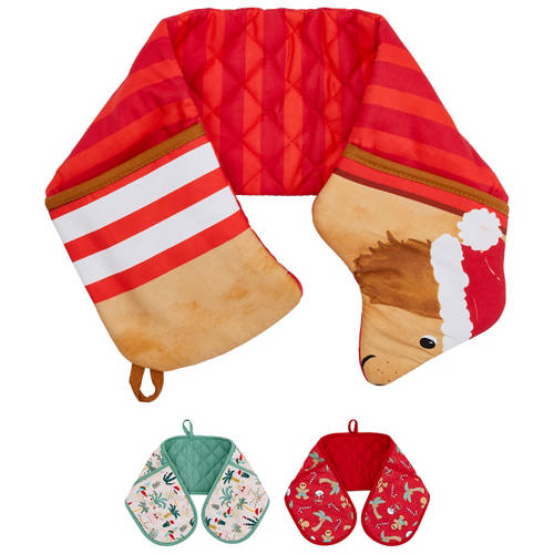 Group 1, Novelty Aprons, Oven Gloves, or 2 Pack Tea Towels