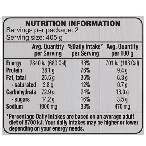 Nutrients 1, Chicken Shawarma Meal Kit 810g
