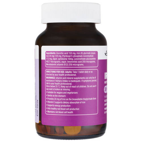 Front shot 2, Iron Tablets 30 Pack