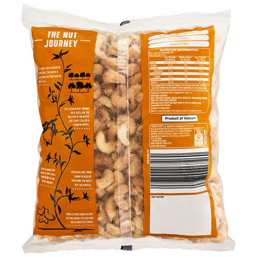 Front shot 2, Cashews Roasted & Salted 750g