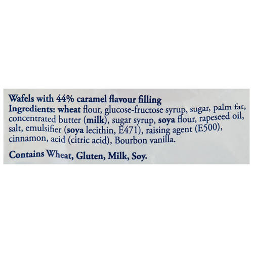 Ingredients 1, Mini Stroopwaffels Caramel 200g
