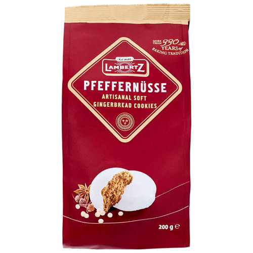 Front shot 2, Pfeffernusse Soft Gingerbread Cookies 200g