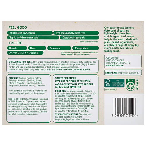 Front shot 3, Laundry Sheets Coconut Lime 60 Pack