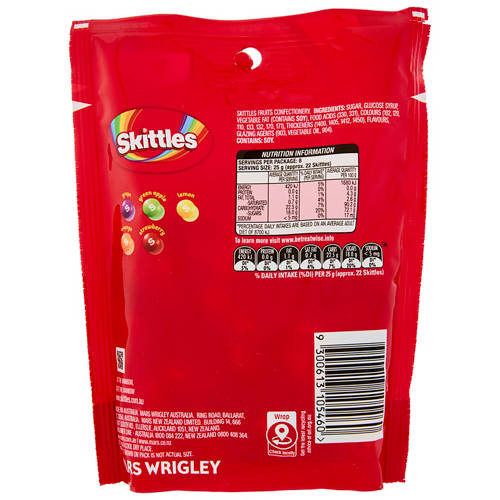 Front shot 2, Sour Skittles 190g