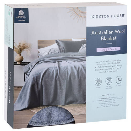 Front shot 2, Australian Wool Blanket Single Bed or Double Bed