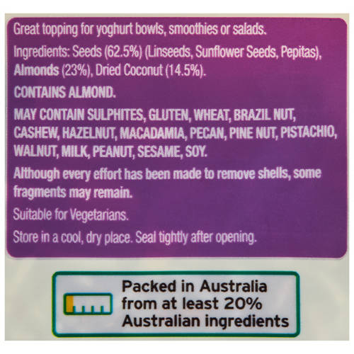 Ingredients 1, Paleo Mix 300g