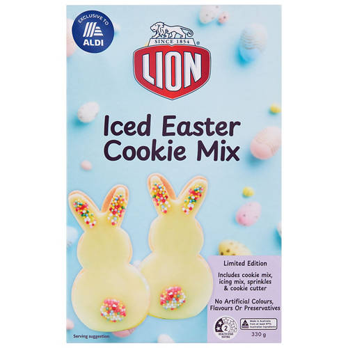 Front shot 2, Iced Easter Cookie Mix 330g