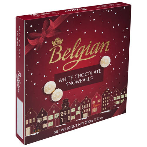 Front shot 1, White Chocolate Snowballs 200g