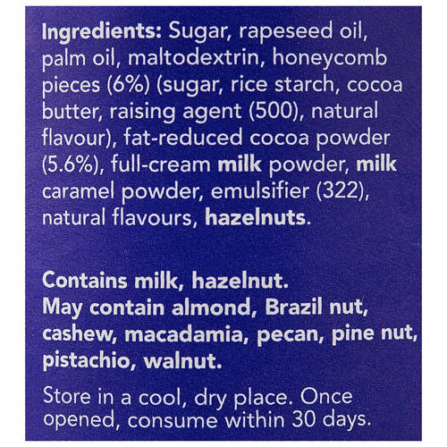 Ingredients 1, Violet Crumble Spread 350g