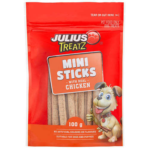 Mini Sticks Dog Treat 100g Product Image Front shot 01