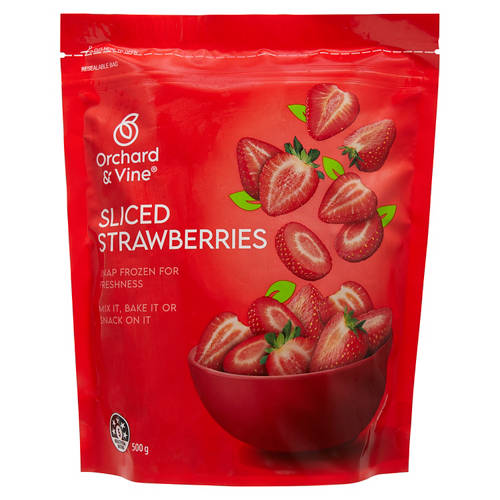 Strawberries 500g Product Image Front shot 01