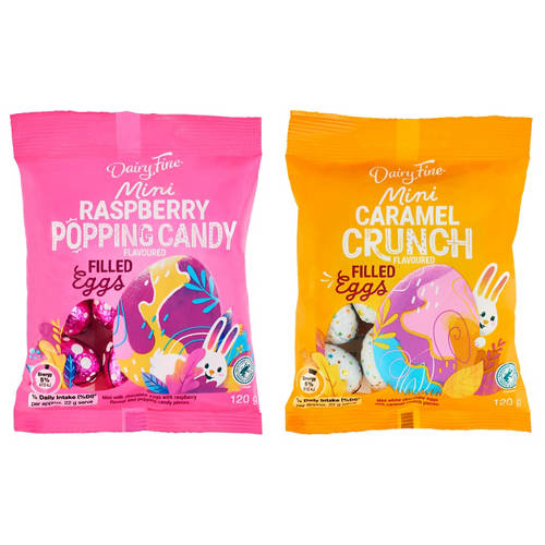 Group 1, Milk Chocolate Raspberry Popping Candy 120g