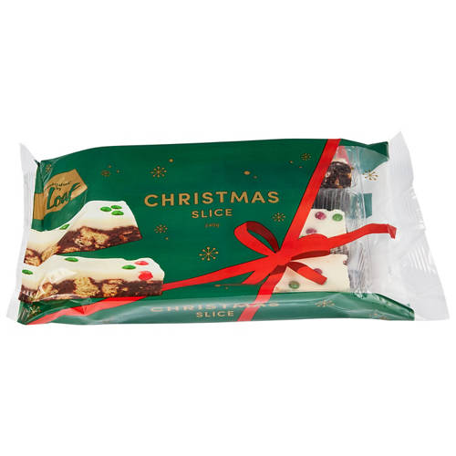Front shot 2, Christmas Mixed Slices 6 Pack 240g