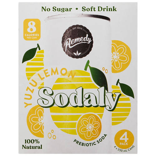 Front shot 2, Yuzu Lemon 4 Pack 250ml