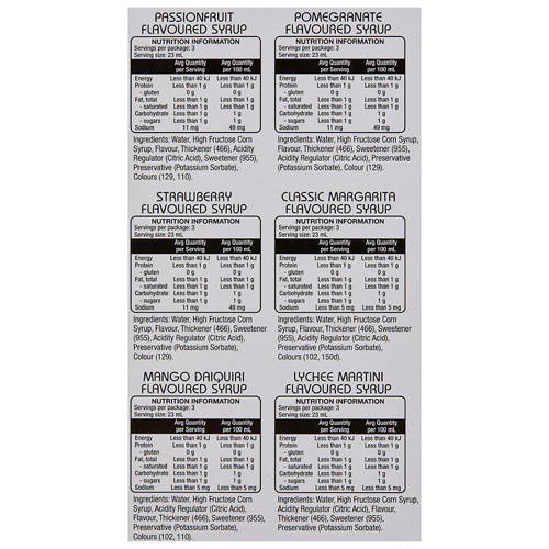 Nutrients 1, Festive Bon Bons Cocktail Mixers 6 Pack