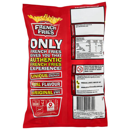 Front shot 2, Original Potato Straws 175g