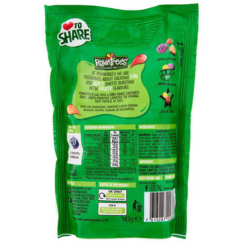 Front shot 2, Rowntrees Fruit Pastilles 143g
