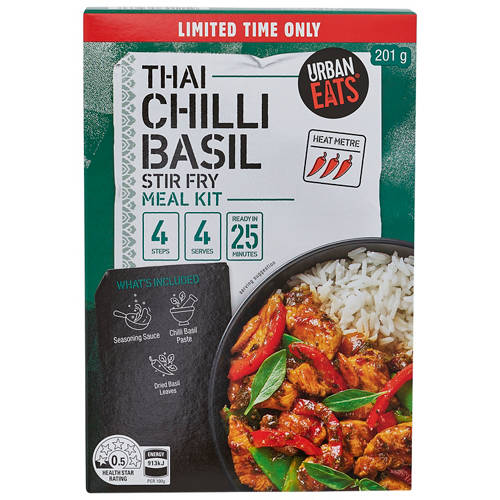 Front shot 2, Asian Meal Kit Thai Chilli Basil 201g
