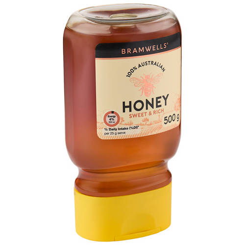 Australian Honey 500g Product Image Front shot 01