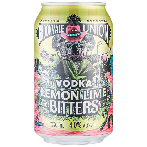 Front shot 3, Vodka Lemon Lime Bitters 6 Pack