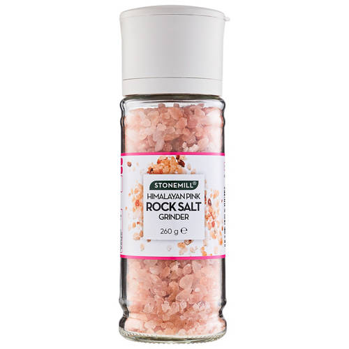 Front shot 2, Himalayan Pink Rock Salt Grinder 260g
