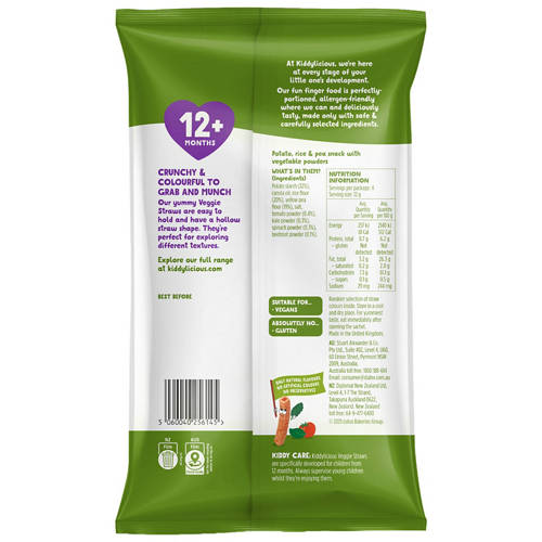 Front shot 2, Veggie Straws 4 Pack
