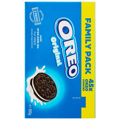 Front shot 3, Oreo Original Cookies Family Pack 393g