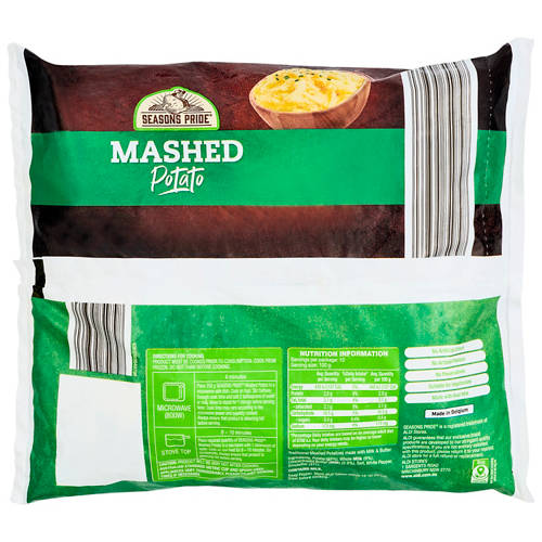 Front shot 2, Mashed Potato 1kg