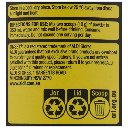 Front shot 4, Supplement Powders