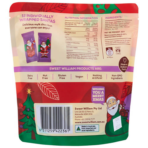 Front shot 2, Mylk Choc Dairy Free 12 Piece Share Pack 155g