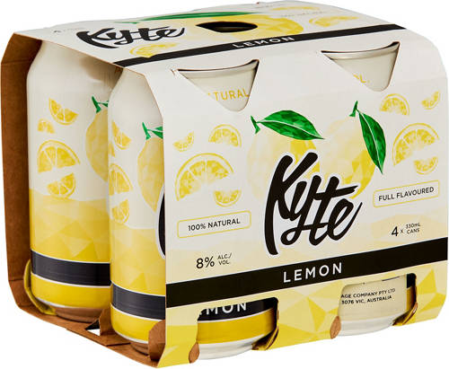 Front shot 3, Lemon 4 Pack 330ml
