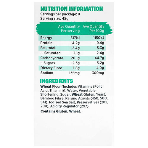 Nutrients 1, Flatbread Sliders 8 Pack
