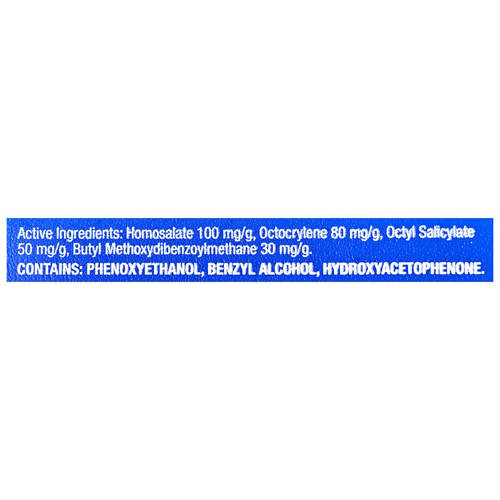 Ingredients 1, Everyday Sunscreen SPF 50+ 1L