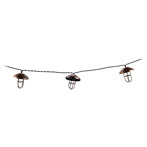 Round Solar String Hanging Outdoor Lights