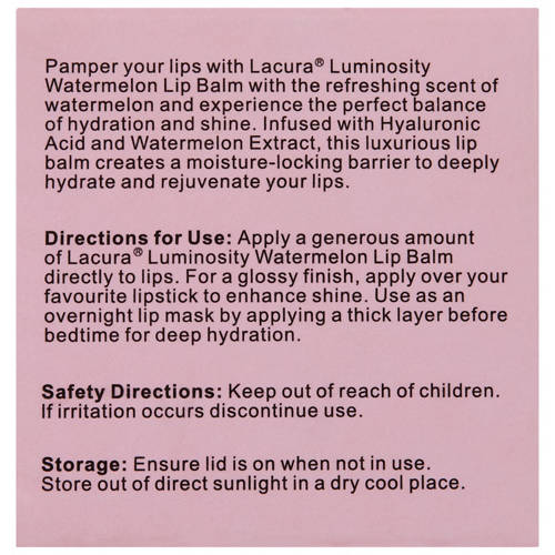 Front shot 4, Luminosity Hydrating Lip Balm 15ml