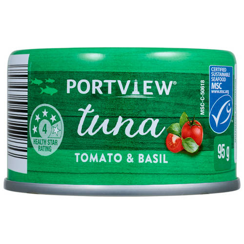 Front shot 2, Tomato & Basil Tuna 95g