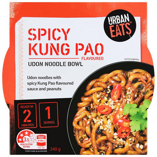 Front shot 2, Kung Pao Noodle Bowl 240g