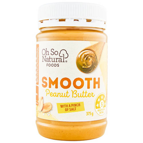 Front shot 2, Natural Peanut Butter Smooth 375g