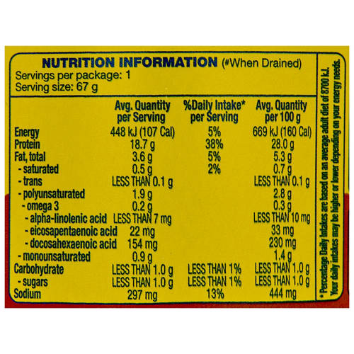 Nutrients 1, Yellowfin Tuna Chunks in Smoked Flavour 95g