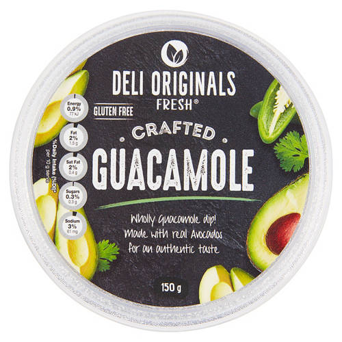 Front shot 2, Crafted Dip Guacamole 150g