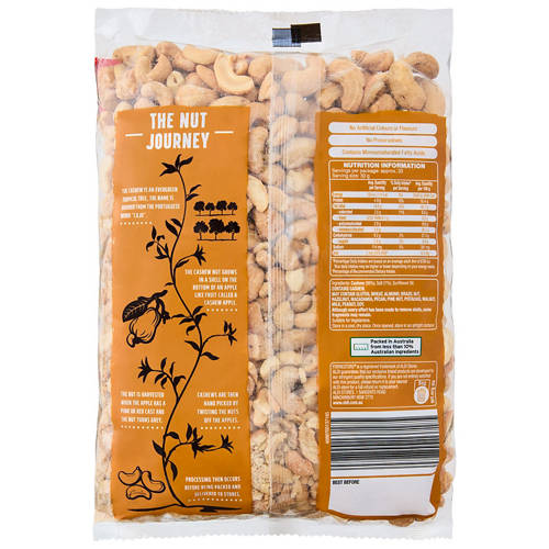 Front shot 2, Cashews Roasted & Salted 1kg