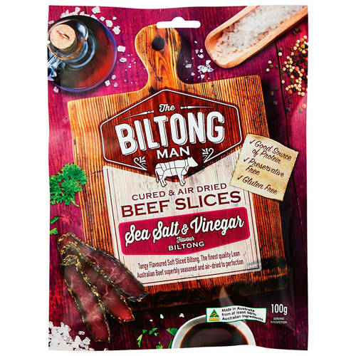 Sliced Biltong 100g