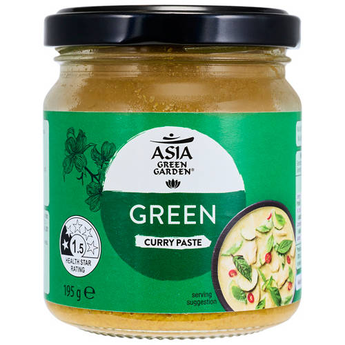 Front shot 2, Thai Green Curry Paste 195g