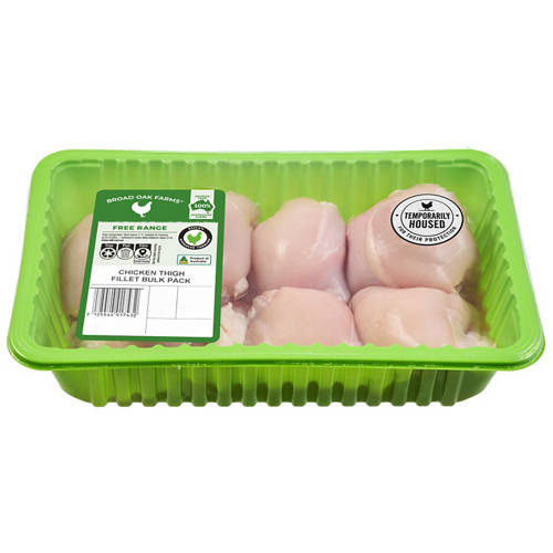 Front shot 2, Free Range Chicken Thigh Fillet Bulk Pack