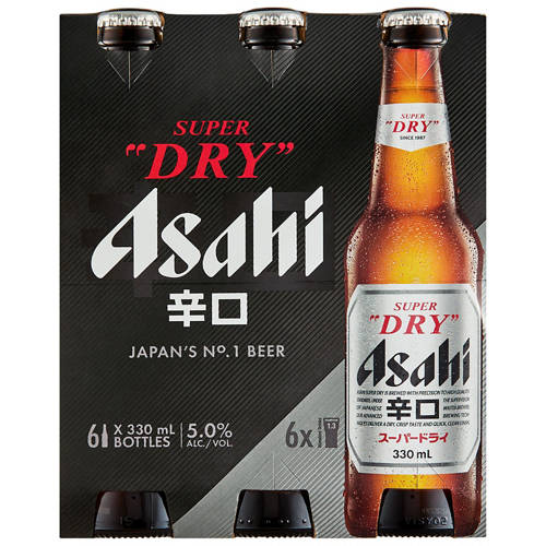 Front shot 2, Super Dry Beer 6 Pack 330ml