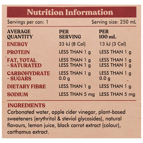 Nutrients 1, Bloody Orange 4 Pack 250ml