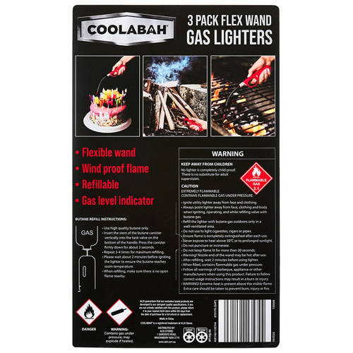 Front shot 2, Gas Lighter 3 Pack